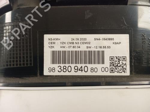 Instrument cluster PEUGEOT RIFTER  | BP29370975C47 