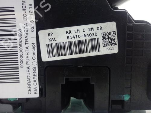 Rear left lock KIA CARENS IV  | BP12672264C100 