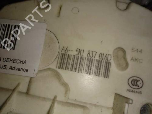 Front right lock VW GOLF VI (5K1)  | BP12644467C97 