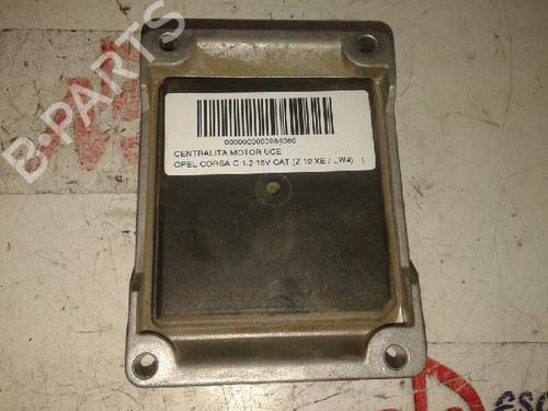 Calculateur moteur (ecu) OPEL CORSA C (X01) 1.2 (F08, F68) (75 hp) 12677765
