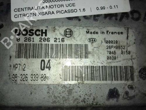 Engine control unit (ECU) CITROËN XSARA PICASSO (N68)  | BP12639974M57 