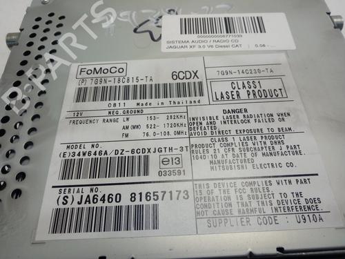 Radio JAGUAR XF I (X250)  | BP16439074E6 