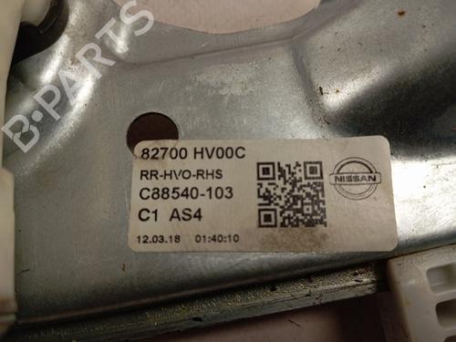 Rudehejsemekanisme Højre bagtil NISSAN QASHQAI II (J11, J11_)  | BP23337501C25 