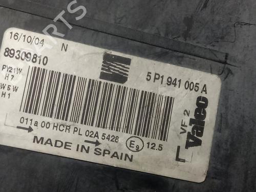 Left headlight SEAT TOLEDO III (5P2)  | BP15231386C28 