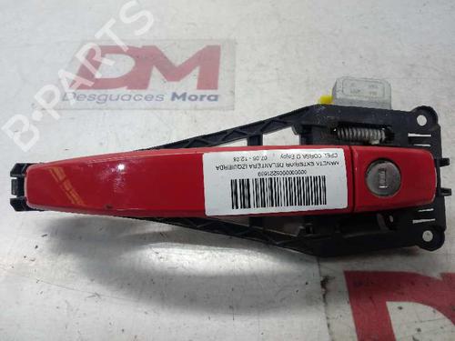 Used Front left exterior door handle OPEL CORSA D (S07) [2006-2015]  15231217