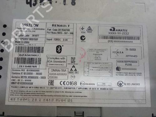 Radio RENAULT CLIO IV (BH_)  | BP12651545E6