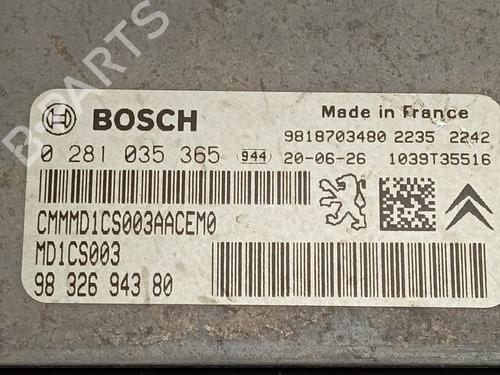 Engine control unit (ECU) CITROËN BERLINGO Box Body/MPV (K9) | BP31182423M57