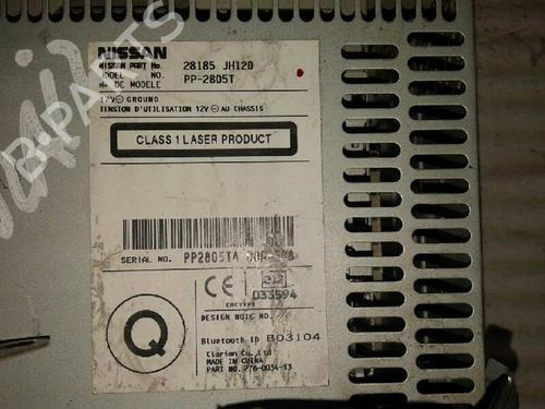 Radio NISSAN X-TRAIL I (T30)  | BP16698904E6 