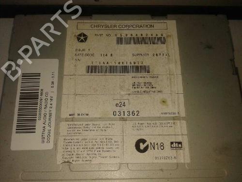 Radio DODGE JOURNEY 2.4 | BP12677433E6 