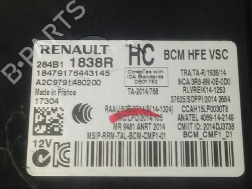 Electronic module RENAULT KADJAR (HA_, HL_)  | BP18529825M83 
