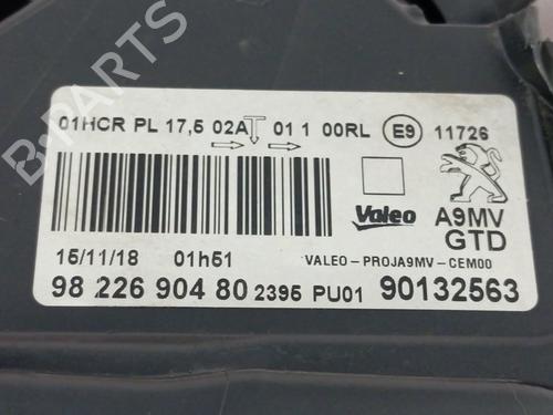 Left headlight PEUGEOT 208 I (CA_, CC_)  | BP29394509C28 