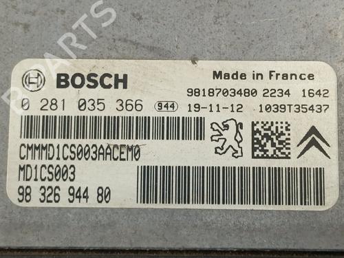 Engine control unit (ECU) CITROËN JUMPY III Van (V_) | BP30914298M57