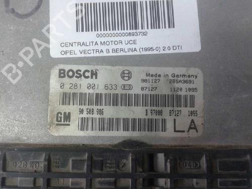 Engine control unit (ECU) OPEL VECTRA B (J96) 2.0 DTI 16V (F19) | BP12677284M57 