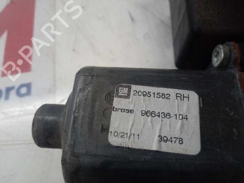 Front right window mechanism OPEL ZAFIRA TOURER C (P12) 2.0 CDTi (75) | BP12657228C23 