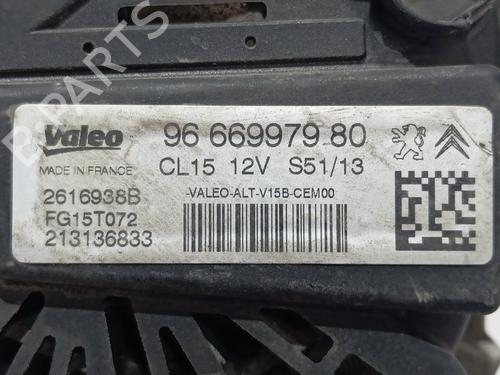 Alternator PEUGEOT 3008 I MPV (0U_) | BP30376860M7