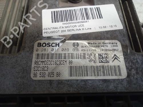 Engine control unit (ECU) PEUGEOT 206 Hatchback (2A/C) 1.4 HDi eco 70 | BP12666701M57 
