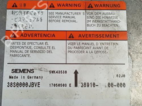 ECU airbags SUZUKI SWIFT III (MZ, EZ)  | BP23503521M53 