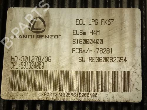 Engine control unit (ECU) DACIA DOKKER MPV (KE_)  | BP15389539M57 