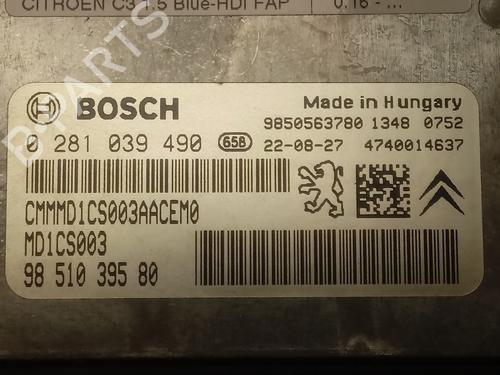 Engine control unit (ECU) CITROËN C3 III (SX)  | BP16045527M57 