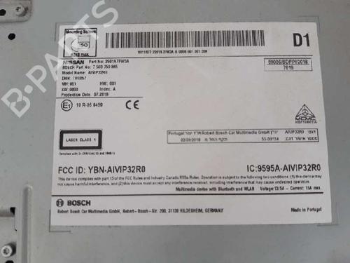 Radio NISSAN QASHQAI II (J11, J11_)  | BP14920421E6