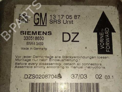 Kollisjonspute styreenhet OPEL VECTRA C (Z02) 2.2 DTI 16V (F69) | BP12664828M53 