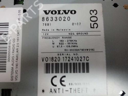 Radio VOLVO V40 Estate (645) 2.0 | BP12667975E6 