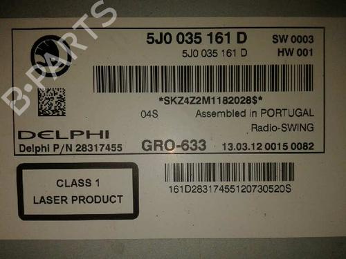 Radio SKODA FABIA II (542)  | BP16700475E6 