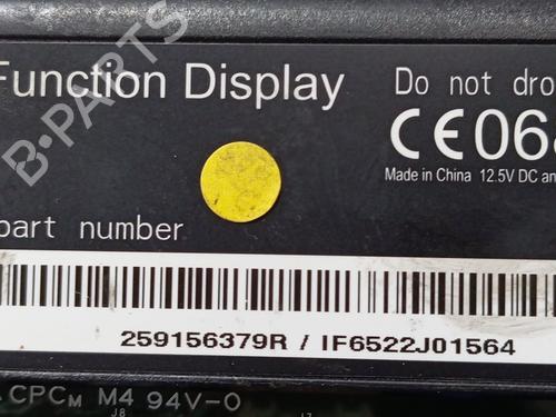 Display monitor RENAULT ZOE (BFM_) ZOE | BP28725603C48