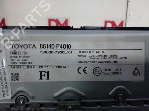 Display monitor TOYOTA C-HR (_X1_)  | BP12663137C48 