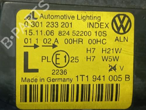 Left headlight VW TOURAN (1T1, 1T2) | BP30624404C28