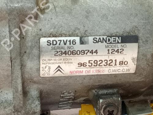 AC compressor CITROËN BERLINGO / BERLINGO FIRST Box Body/MPV (M_) 2.0 HDI 90 (MBRHY, MCRHY) | BP27682281M34 