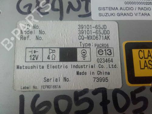 Radio SUZUKI GRAND VITARA II (JT, TE, TD) 1.9 DDiS (JB419WD, JB419XD) | BP17028641E6 