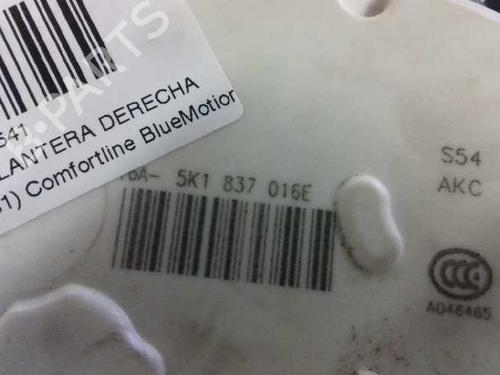 Front right lock VW POLO V (6R1, 6C1)  | BP12649038C97 