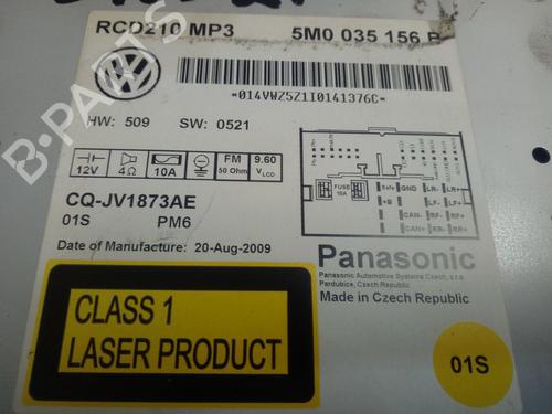 Radio VW POLO V (6R1, 6C1)  | BP20293879E6 