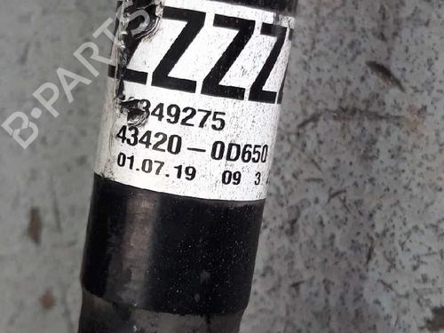 Left front driveshaft TOYOTA YARIS (_P13_) 1.5 Hybrid (NHP130_, NHP130) | BP16301858M38 