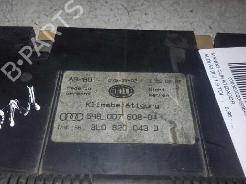 Climate control AUDI A3 (8L1) 1.9 TDI | BP12651084I5 