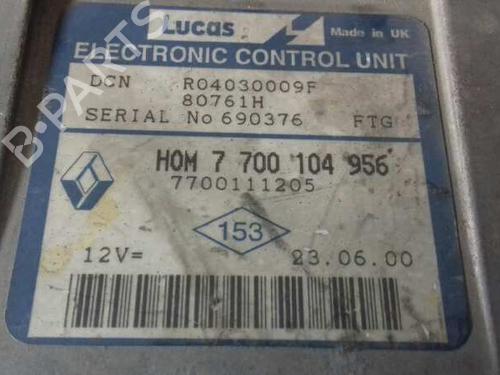 Engine control unit (ECU) RENAULT CLIO II (BB_, CB_) 1.9 D (B/CB0J) | BP16891706M57 