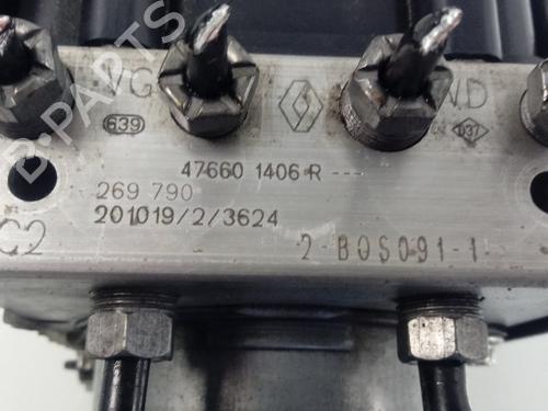 ABS pump RENAULT KANGOO / GRAND KANGOO II (KW0/1_)  | BP17155491M43 