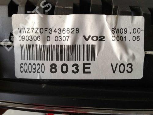 Instrument cluster VW POLO (9N_, 9A_) 1.2 12V | BP13697343C47 