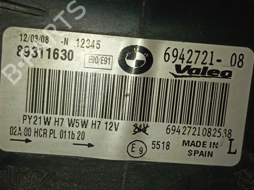 Left headlight BMW 3 (E90) 320 d | BP31376133C28