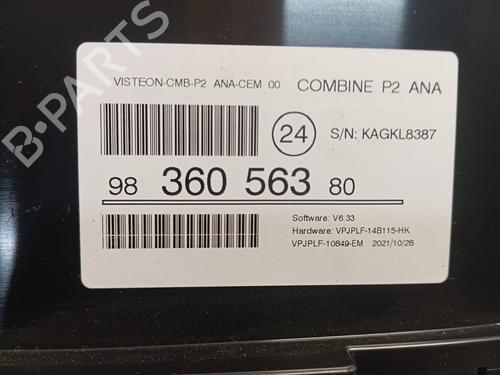 Instrument cluster PEUGEOT 208 II (UB_, UP_, UW_, UJ_)  | BP29437099C47 