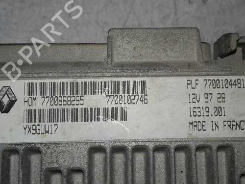 Engine control unit (ECU) RENAULT CLIO II (BB_, CB_)  | BP12648259M57 