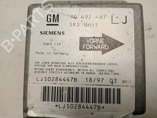 ECU airbags OPEL OMEGA B (V94) 2.0 (F69, M69, P69) | BP16705527M53 