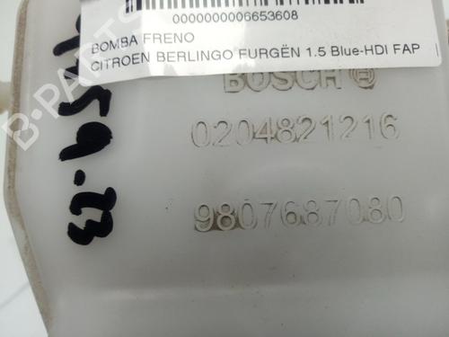 Brake master cylinder PEUGEOT PARTNER Tepee  | BP15734706M77 