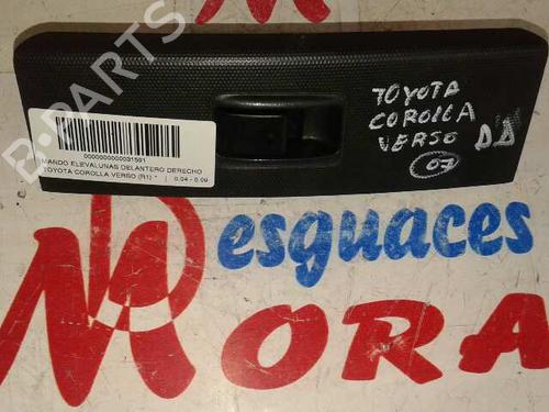 Used Right front window switch TOYOTA COROLLA Verso (ZER_, ZZE12_, R1_) [2004-2009]  30369503
