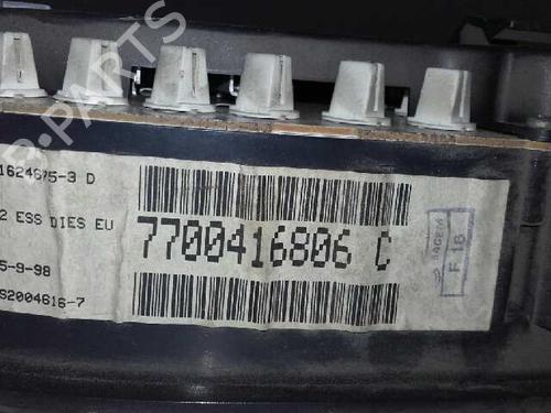Instrument cluster RENAULT LAGUNA I (B56_, 556_)  | BP12646574C47 