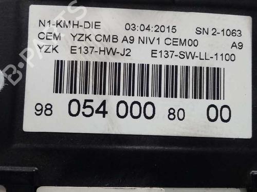 Instrument cluster PEUGEOT 208 I (CA_, CC_)  | BP12654043C47 