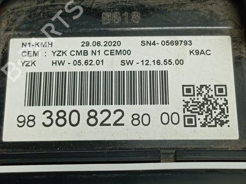 Instrument cluster CITROËN BERLINGO Box Body/MPV (K9) | BP31182420C47