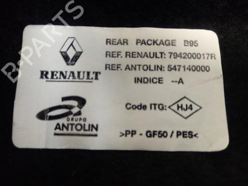 Rear parcel shelf RENAULT MEGANE III Hatchback (BZ0/1_, B3_) 1.5 dCi | BP16871691C85 