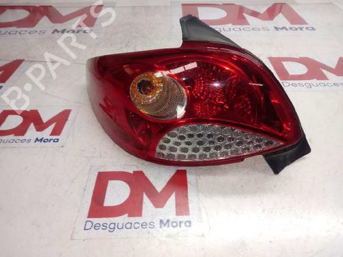 Used Left taillight PEUGEOT 206+ (2L_, 2M_) 1.4 i (73 hp) 12667375